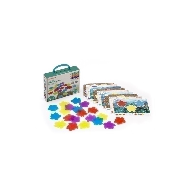 32161-JUEGO ED.MINILAND TRANS. MATH TURTLES precio por 1 unidades