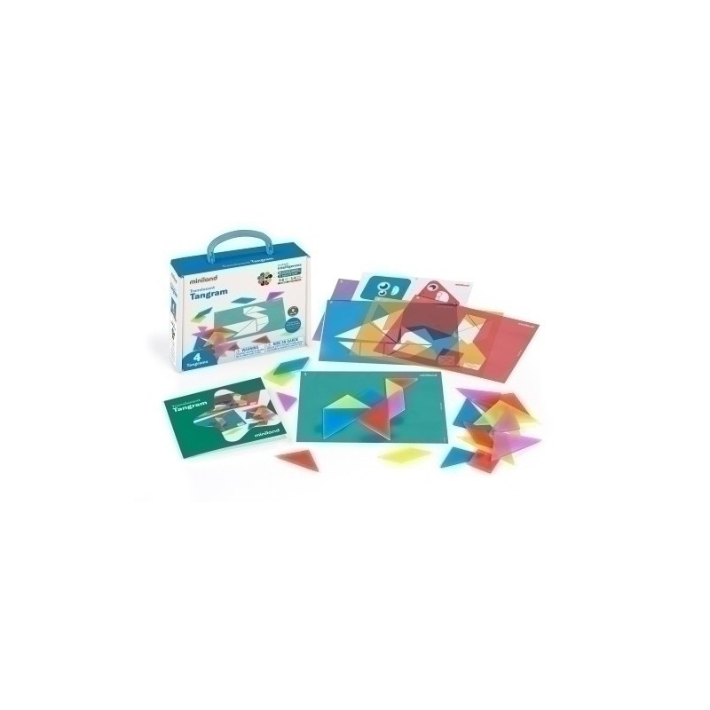 32163-JUEGO ED.MINILAND TRANSLUCENT TANGRAM precio por 1 unidades