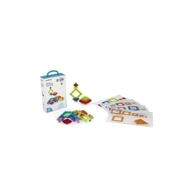 32174-JUEGO ED.MINILAND TRANS.PIRAMIDE APILABL precio por 1 unidades