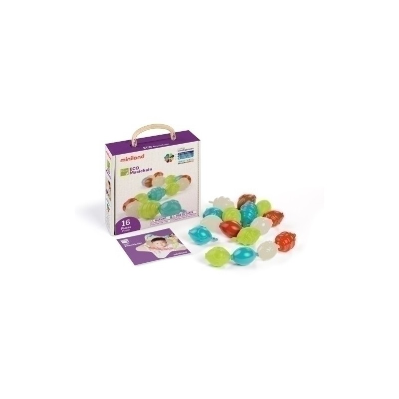32240-JUEGO ED.MINILAND ECO MAXICHAIN  16 PCS precio por 1 unidades
