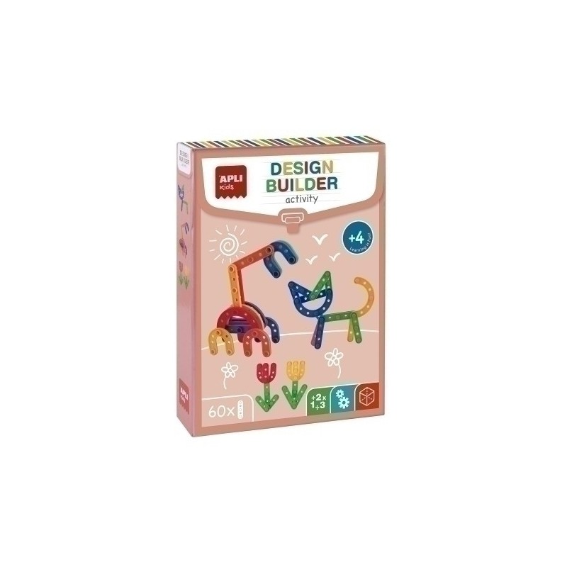 19162-JUEGO ED.APLY KIDS PIEZAS CONST.60PZ precio por 1 unidades