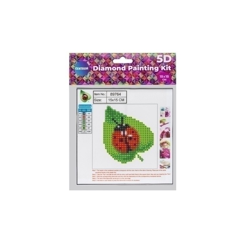 89764-KIT MOSAICO DIAMANTE 5D 15x15 MARIQUITA precio por 1 unidades