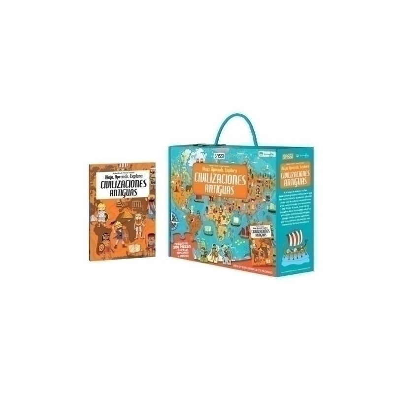 69739-PUZZLE MANOLITO B. CIVILIZACIONES ANTIGU precio por 1 unidades
