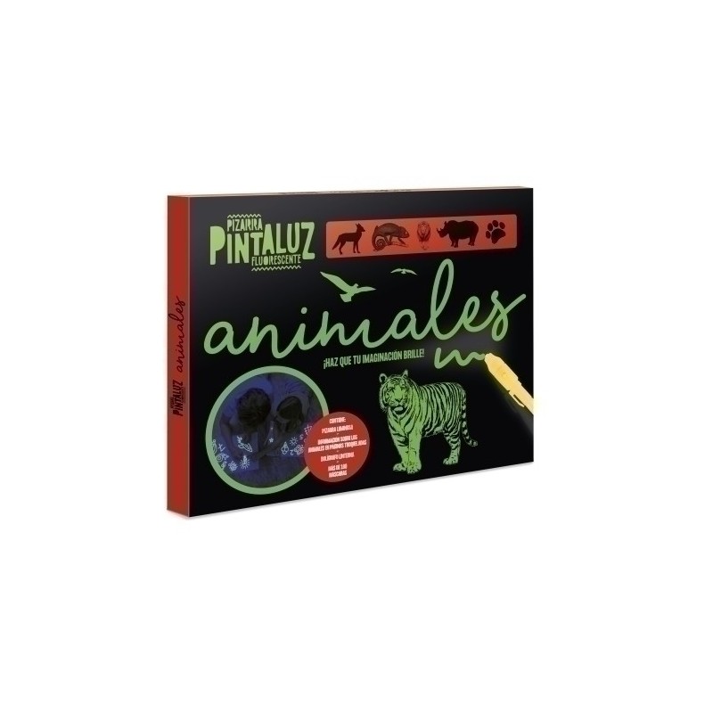 PTPL01-JGO.IMAGILAND PIZARRA PINTALUZ ANIMALES precio por 1 unidades