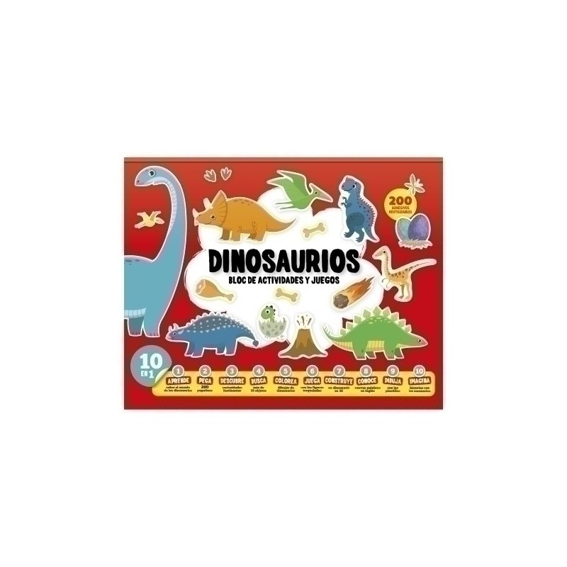 BOA001-JGO.IMAGILAND BLOC ACTIV. DINOSAURIOS precio por 1 unidades