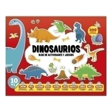 BOA001-JGO.IMAGILAND BLOC ACTIV. DINOSAURIOS precio por 1 unidades