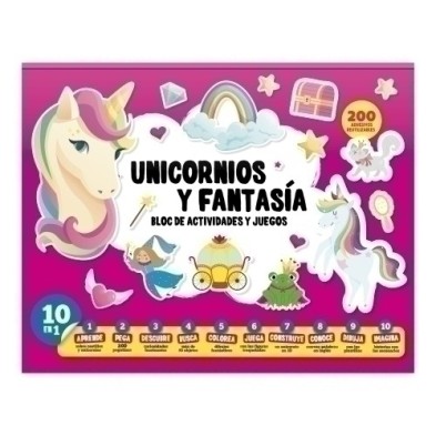 BOA002-JGO.IMAGILAND BLOC ACTIV. UNICORNIOS precio por 1 unidades