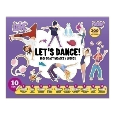 BOA003-JGO.IMAGILAND BLOC ACTIV. LET`S DANCE precio por 1 unidades