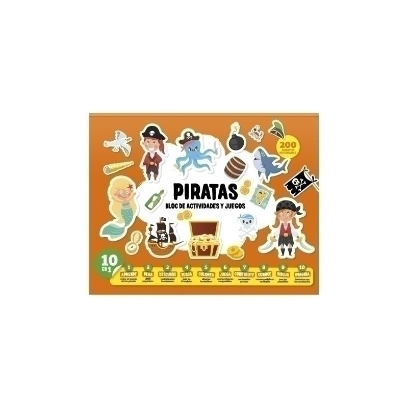 BOA004-JGO.IMAGILAND BLOC ACTIV. PIRATAS precio por 1 unidades
