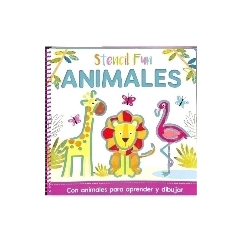 29933-STENCIL FUN MANOLITO B. ANIMALES precio por 1 unidades