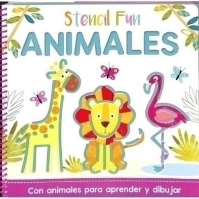 29933-STENCIL FUN MANOLITO B. ANIMALES precio por 1 unidades