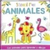 29933-STENCIL FUN MANOLITO B. ANIMALES precio por 1 unidades