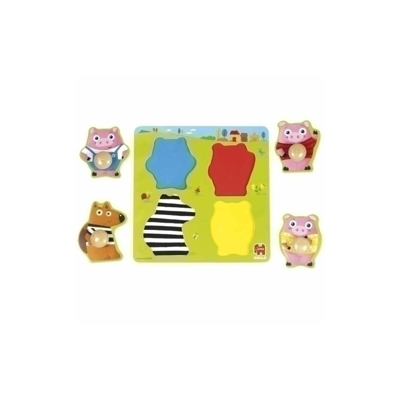 59452-PUZZLE GOULA PIGS (1-2 AÑOS) precio por 1 unidades