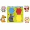 59452-PUZZLE GOULA PIGS (1-2 AÑOS) precio por 1 unidades