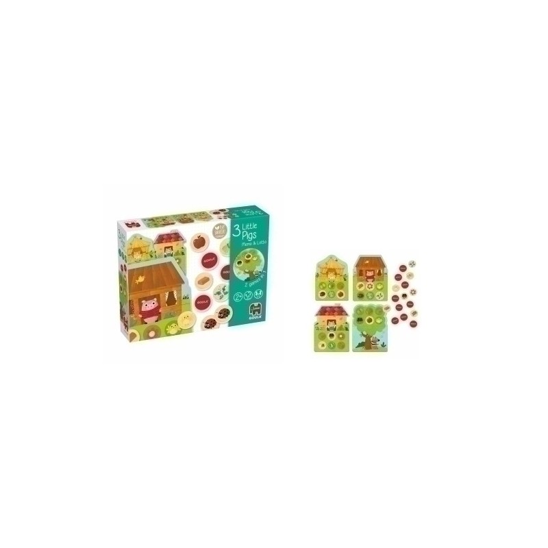 59455-JUEGO EDUC. GOULA FICHAS MEMO PIGS precio por 1 unidades