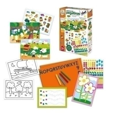 1120200153-JUEGO EDUC. DISET COLOREA C/PEGATINAS precio por 1 unidades