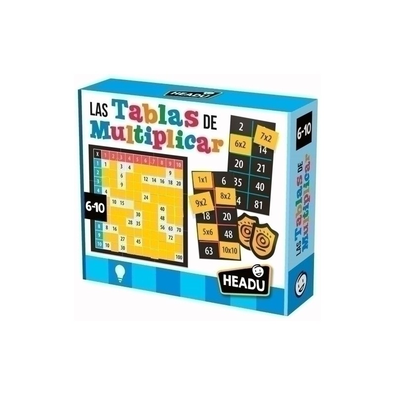 ES56505-JUEGO EDUCATIVO HEADU TABLAS MULTIPLICAR precio por 1 unidades