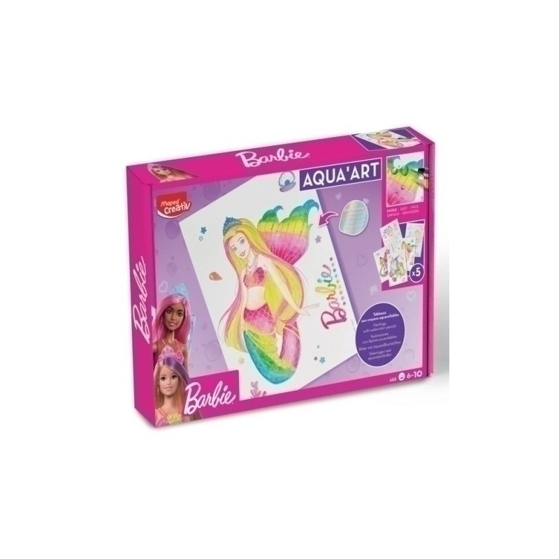 907063-MAPED CREATIVE BARBIE AQUA ART precio por 1 unidades
