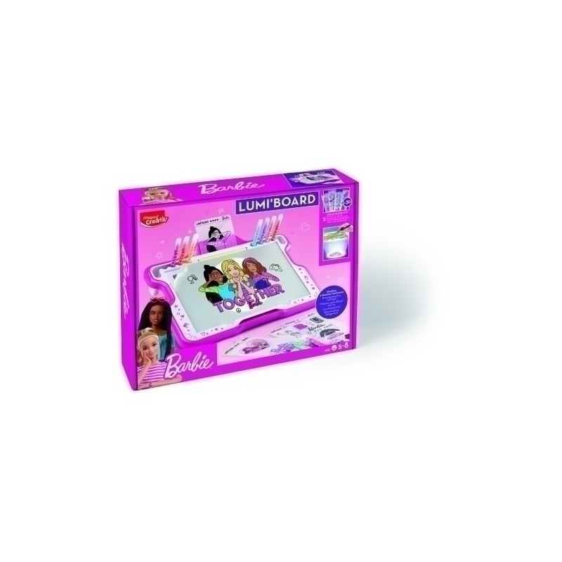 907061-MAPED CREATIVE BARBIE LUMIBOARD precio por 1 unidades