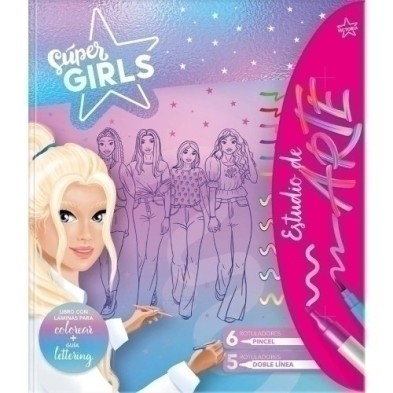 SGL003-LIBRO SUPER GIRLS ESTUDIO DE ARTE precio por 1 unidades