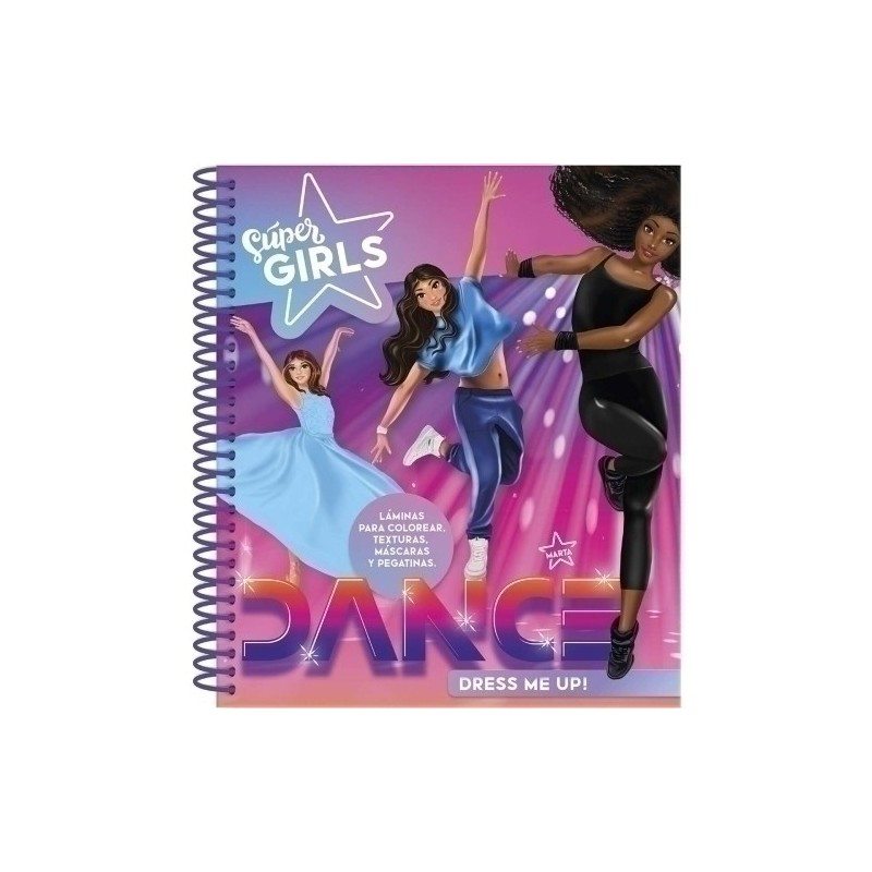 SGL008-LIBRO SUPER GIRLS DANCE precio por 1 unidades