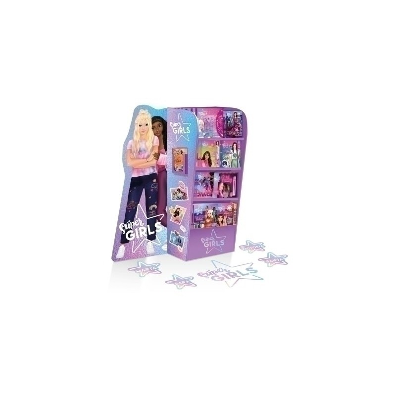 SGLEXP02-EXPOSITOR DE SUELO  SUPER GIRLS precio por 1 unidades
