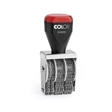 108590/04000-FECHADOR MANUAL COLOP 04000 4mm precio por 1 unidades