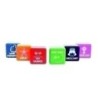 0614-SELLO OF.BOX PROFESORES P/6 INGLES precio por 1 unidades