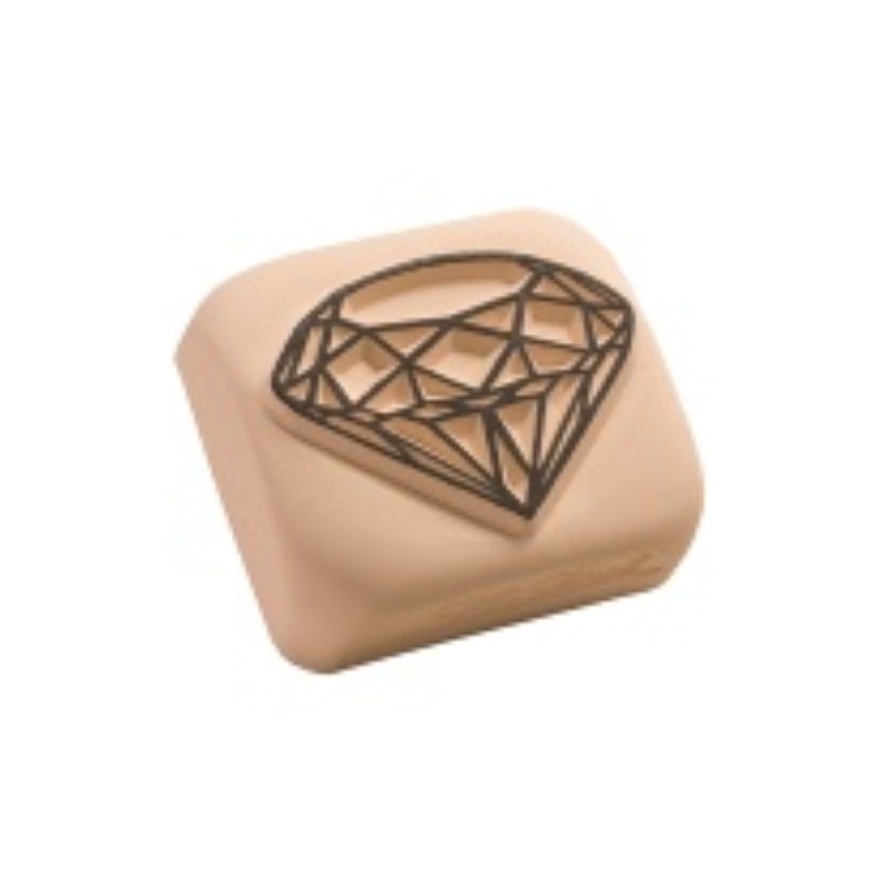 156599-SELLO LADOT PIEDRA REDOND. DIAMANTE GD. precio por 1 unidades