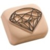 156599-SELLO LADOT PIEDRA REDOND. DIAMANTE GD. precio por 1 unidades