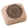 156605-SELLO LADOT PIEDRA REDOND. MANDALA GD. precio por 1 unidades