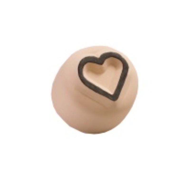 156360-SELLO LADOT PIEDRA REDOND. CORAZON PQ. precio por 1 unidades