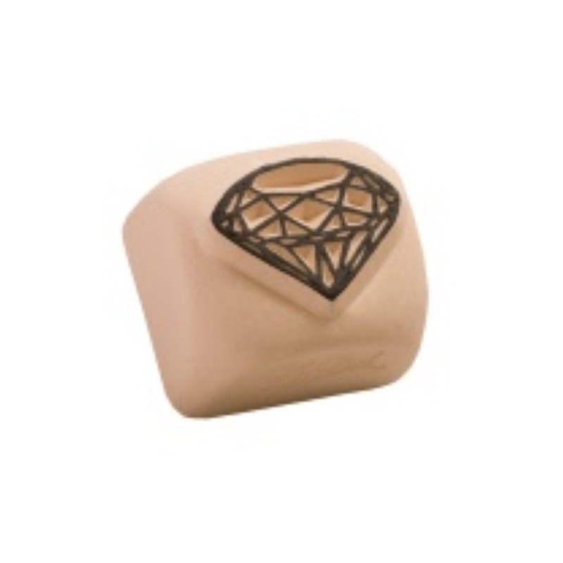 156365-SELLO LADOT PIEDRA REDOND. DIAMANTE PQ. precio por 1 unidades