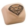 156365-SELLO LADOT PIEDRA REDOND. DIAMANTE PQ. precio por 1 unidades
