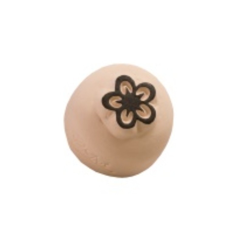 156372-SELLO LADOT PIEDRA REDOND. FLOR PQ. precio por 1 unidades