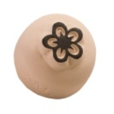 156372-SELLO LADOT PIEDRA REDOND. FLOR PQ. precio por 1 unidades