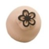 156372-SELLO LADOT PIEDRA REDOND. FLOR PQ. precio por 1 unidades