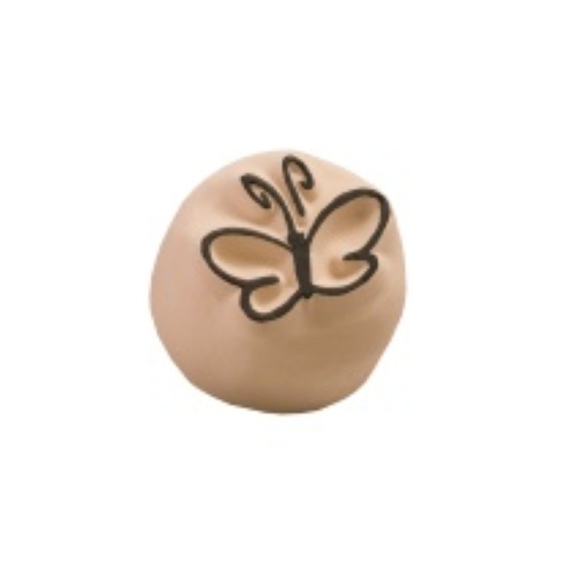 156373-SELLO LADOT PIEDRA REDOND. MARIPOSA PQ. precio por 1 unidades
