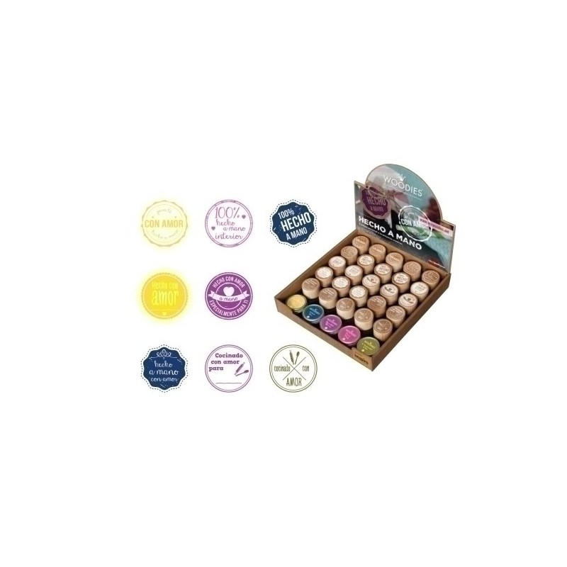 159371-SELLO COLOP WOODIES H.MANO EXPO. 25 precio por 1 unidades