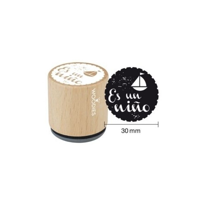 157913-SELLO COLOP WOODIES ES UN NIÑO precio por 1 unidades