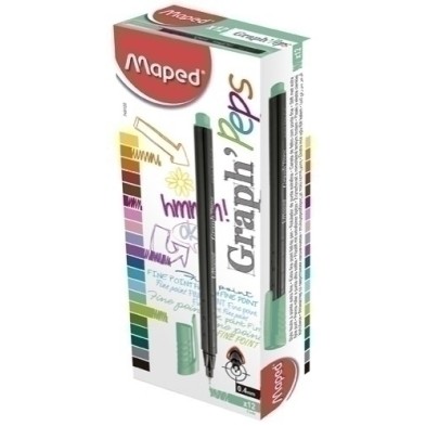 749122-ROTUL.MAPED GRAPH PEPS JADE precio por 12 unidades