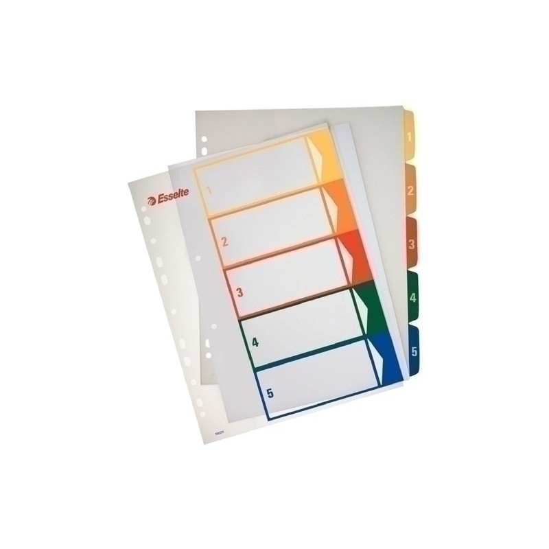 100211-INDICE ESSELTE PP NUM.IMPRIM. A4 ps.1- 5 precio por 1 unidades