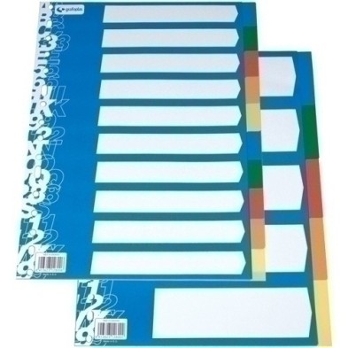41290000-SEPARADORES GRAFOPLAS PP OPACO Fº 10 ps. precio por 1 unidades