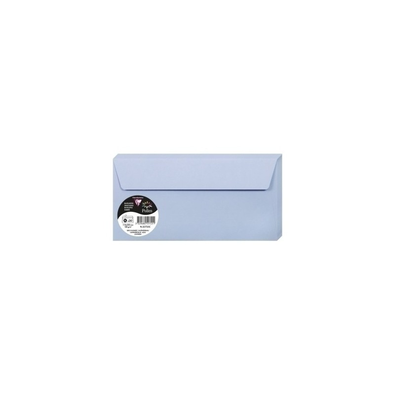 55725C-SOBRE CLAIREFONTAINE 110x220 AZUL P/20 precio por 1 unidades