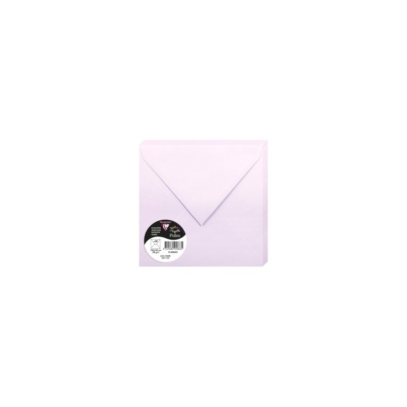 5863C-SOBRE CLAIREFONTAINE 165x165 LILA P/20 precio por 1 unidades