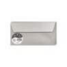50075C-SOBRE CLAIREFONTAINE 110x220 PLATA P/20 precio por 1 unidades
