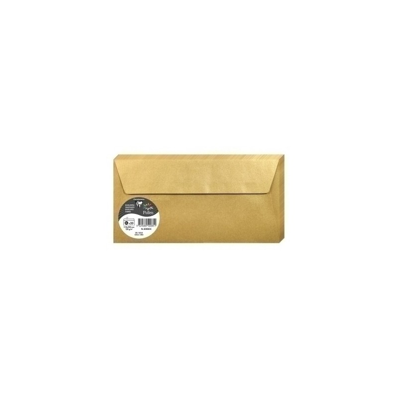 50085C-SOBRE CLAIREFONTAINE 110x220 ORO P/20 precio por 1 unidades