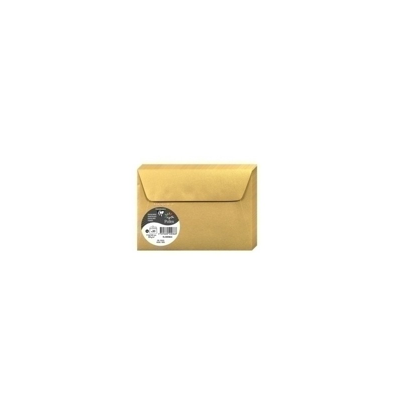 50086C-SOBRE CLAIREFONTAINE 114x162 ORO P/20 precio por 1 unidades