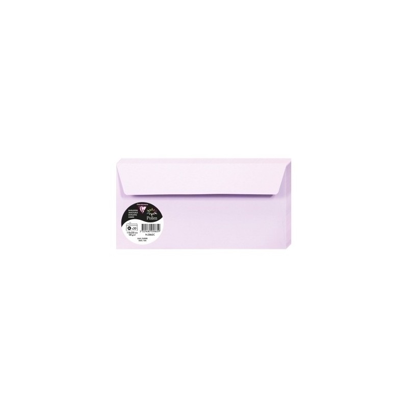 5865C-SOBRE CLAIREFONTAINE 110x220 LILA P/20 precio por 1 unidades
