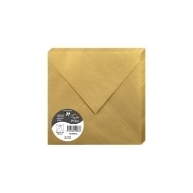 50083C-SOBRE CLAIREFONTAINE 165x165 ORO P/20 precio por 1 unidades